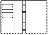 ilustração para Modelo - Personal - 3CRF Slimline Couro Natural